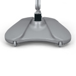 Stop-trottoir Outdoor 1, pied avec roulettes intégrées