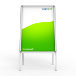 Présentoir stop-trottoir Select – face avant