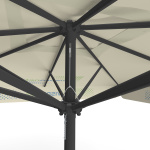 Parasol avec impression de logo, 300 x 300 cm, détail de la poulie