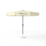 Parasol avec impression de logo, ø 300 cm, 4 segments imprimés avec 1 motif