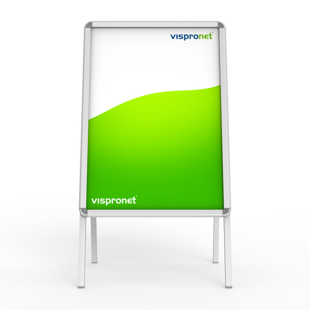 Présentoir stop-trottoir Select – face avant