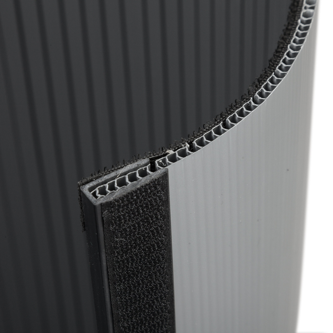 Tapis à lamelles, vue détaillée