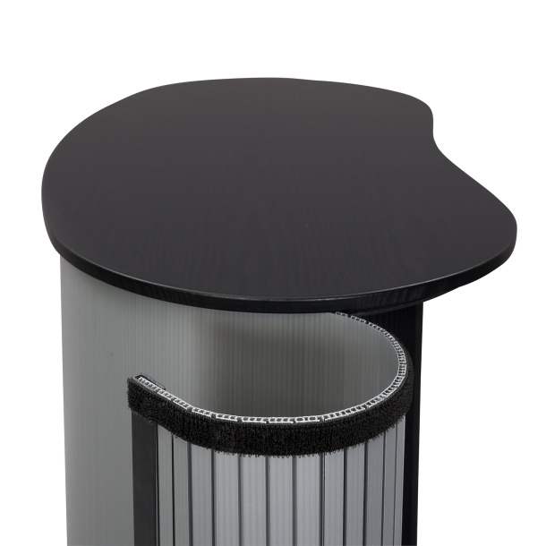 Montage facile : fixation de la bande de lamelles par agrafage