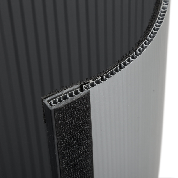 Tapis à lamelles, vue détaillée