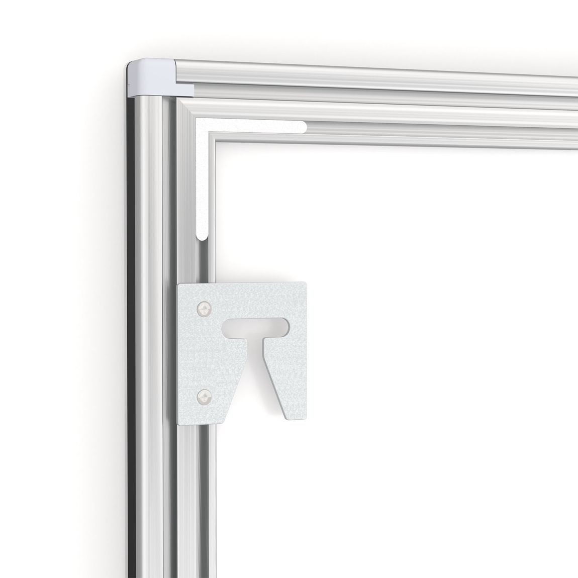 Cadre pour affiche LED, A1, détail du verso avec support mural