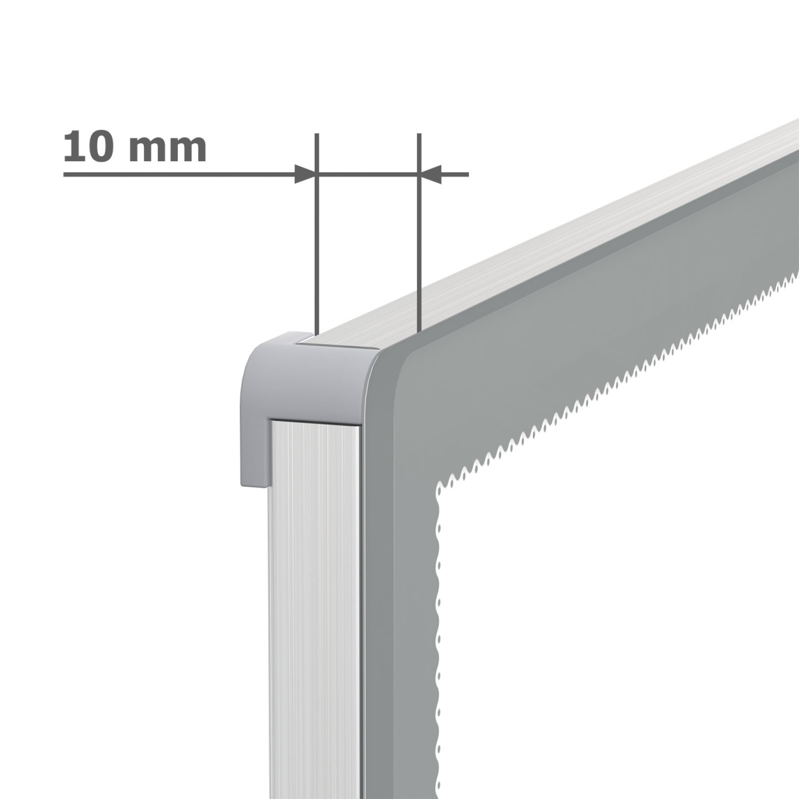Cadre pour affiche LED, cadre lumineux ultra-fin, profondeur de cadre seulement 10 mm