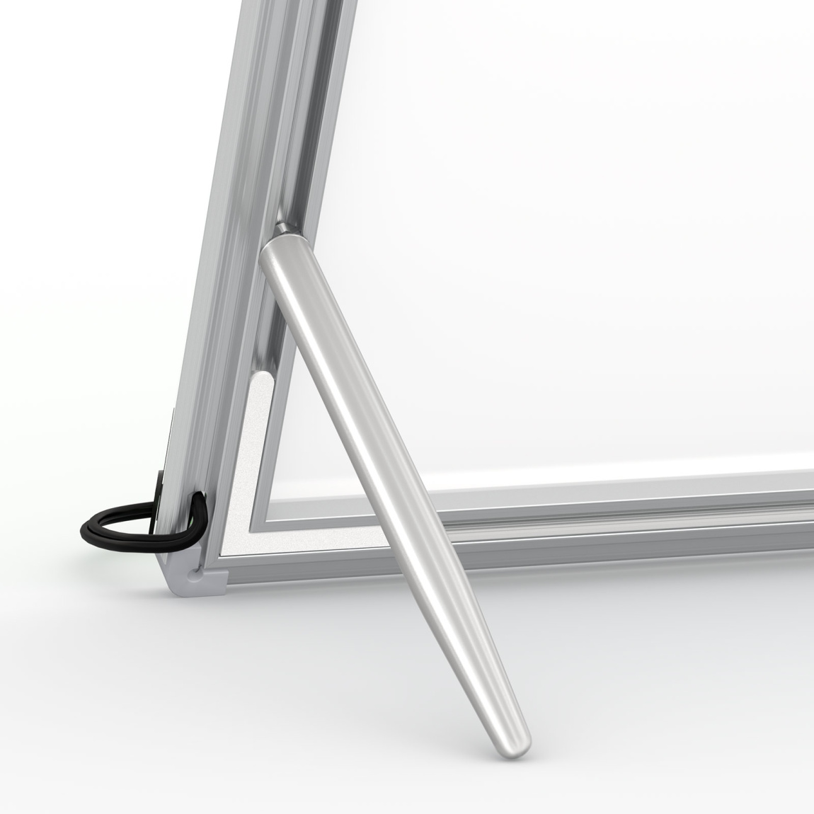 Détail des pieds de support – positionnement libre (angle d'inclinaison du cadre flexible)