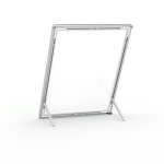 Cadre pour affiche LED, verso avec pieds de support