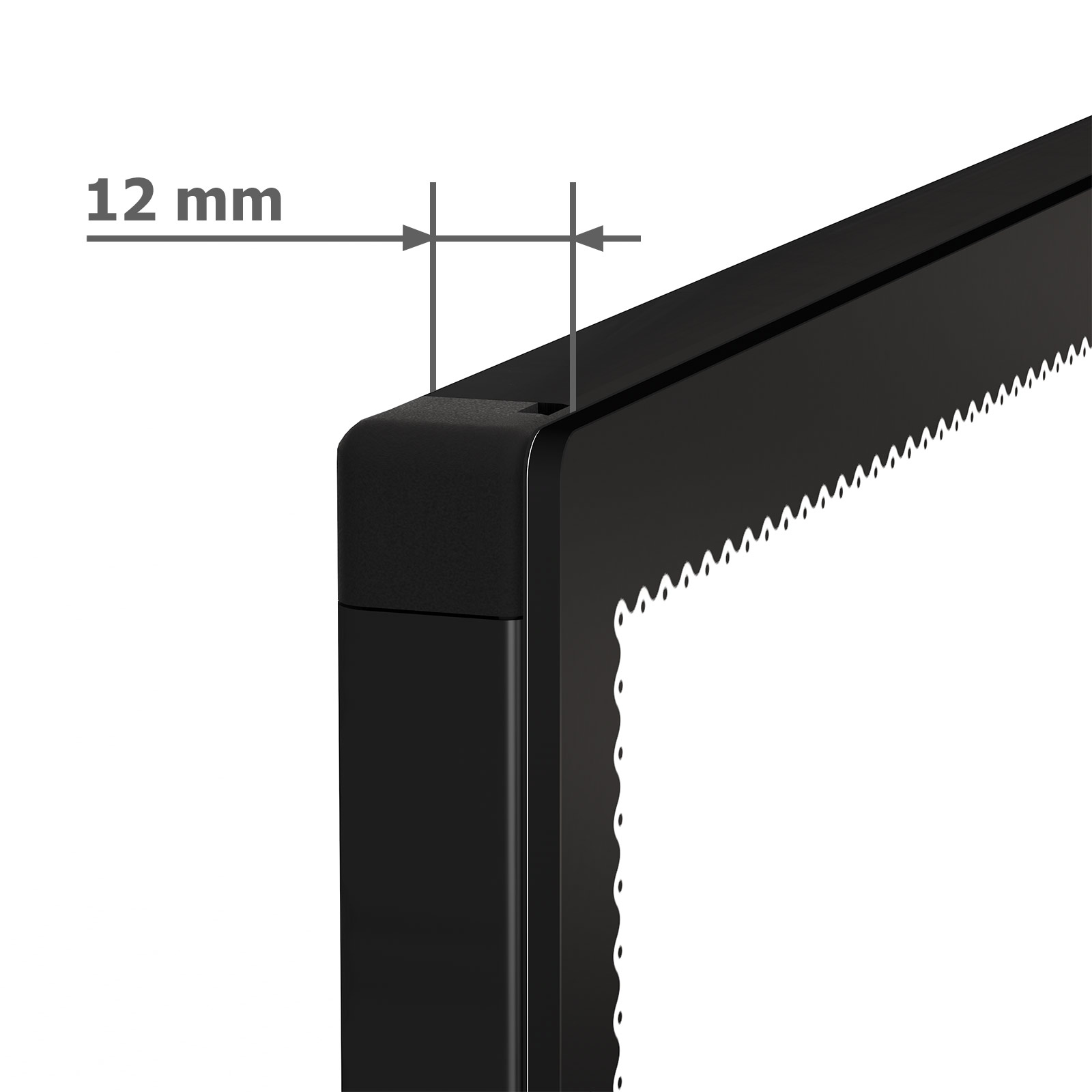 Cadre pour affiche LED, cadre lumineux ultra-fin, profondeur de cadre seulement 12 mm