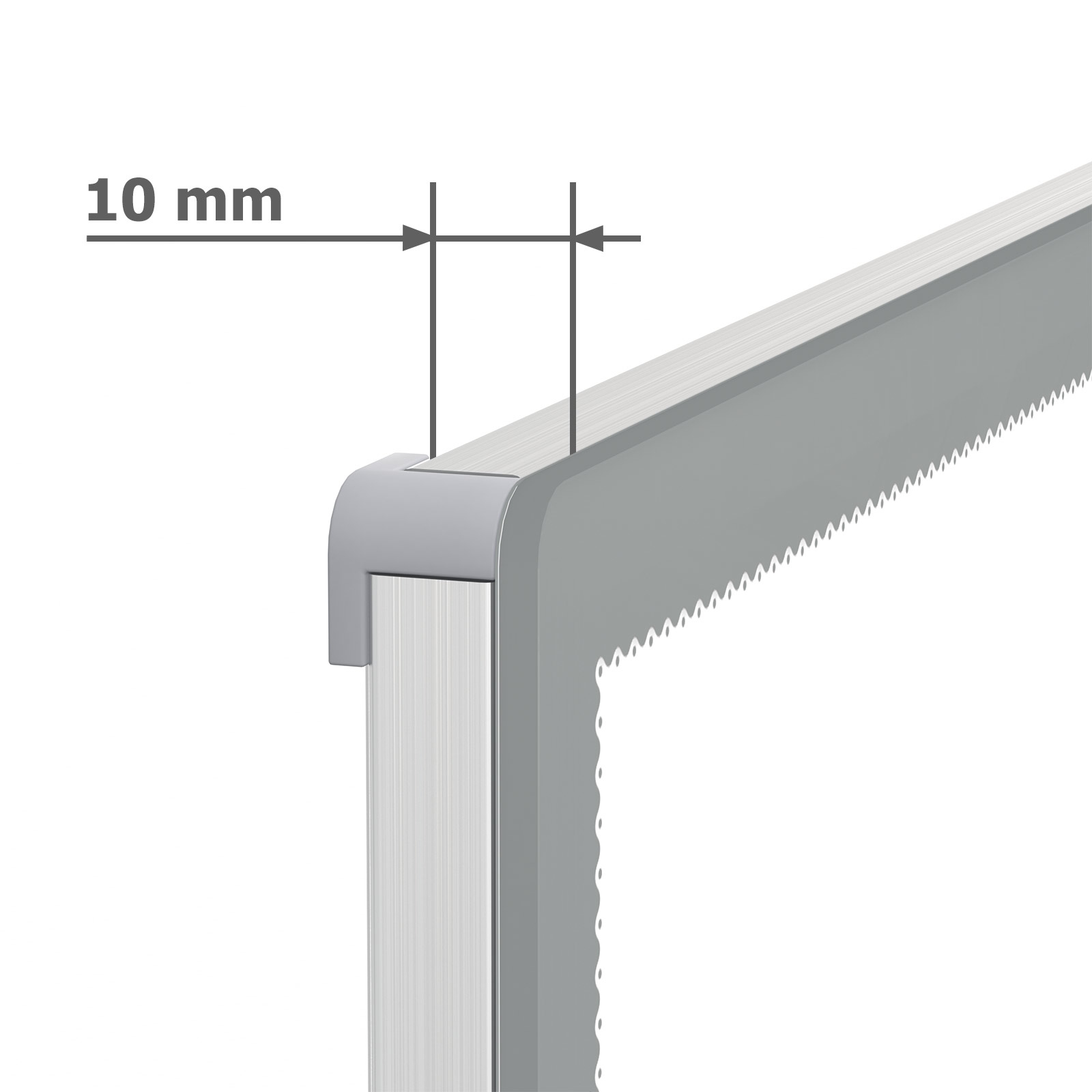 Cadre pour affiche LED, cadre lumineux ultra-fin, profondeur de cadre seulement 10 mm