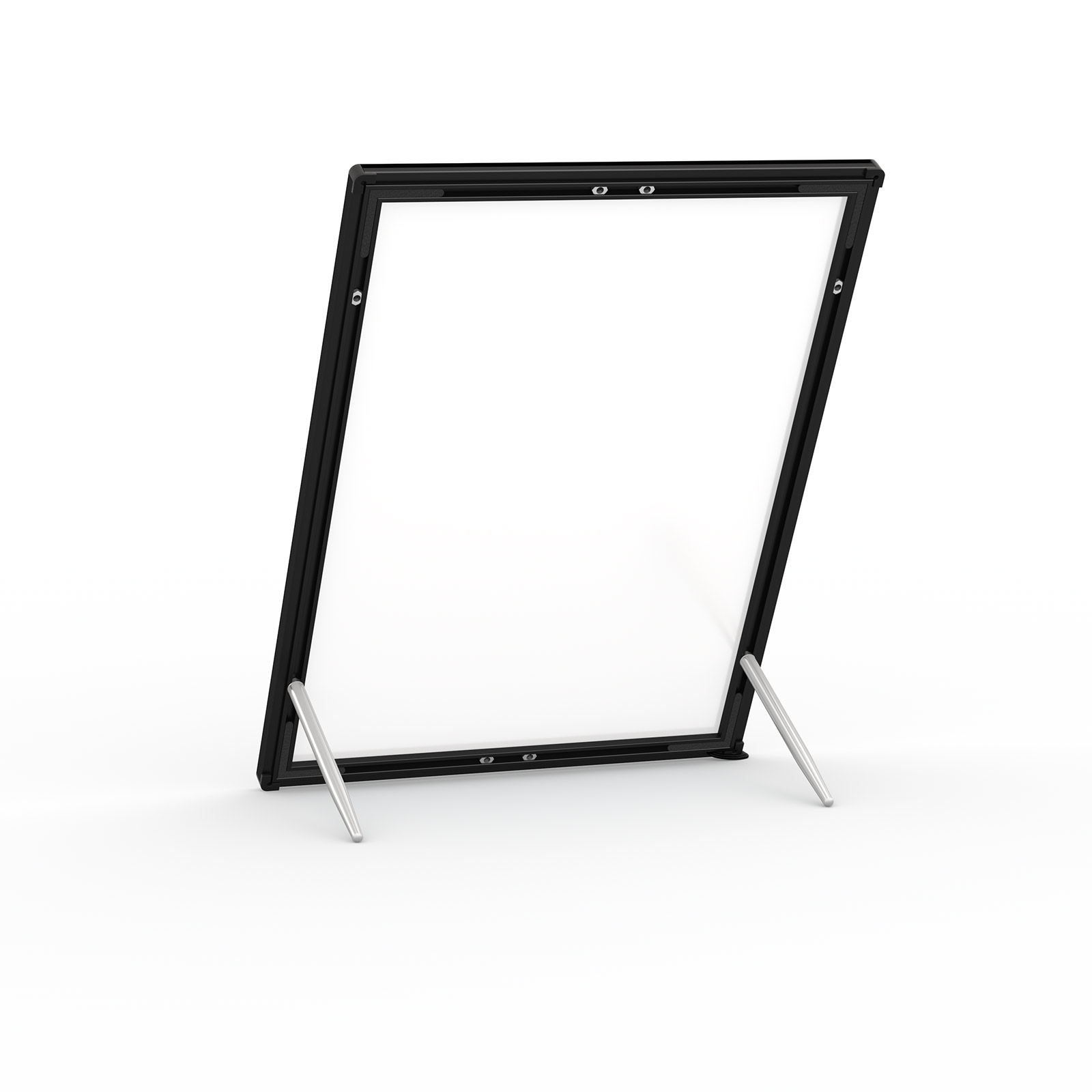 Cadre pour affiche LED, verso avec pieds de support