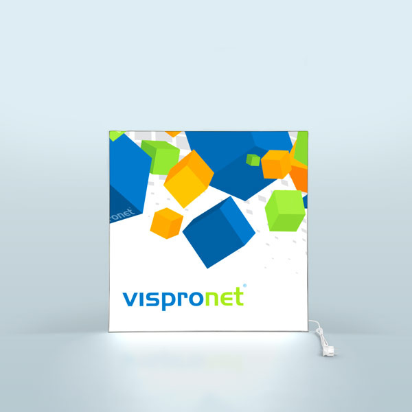 Cadre éclairé Q-Frame® LED avec câble électrique (230V)