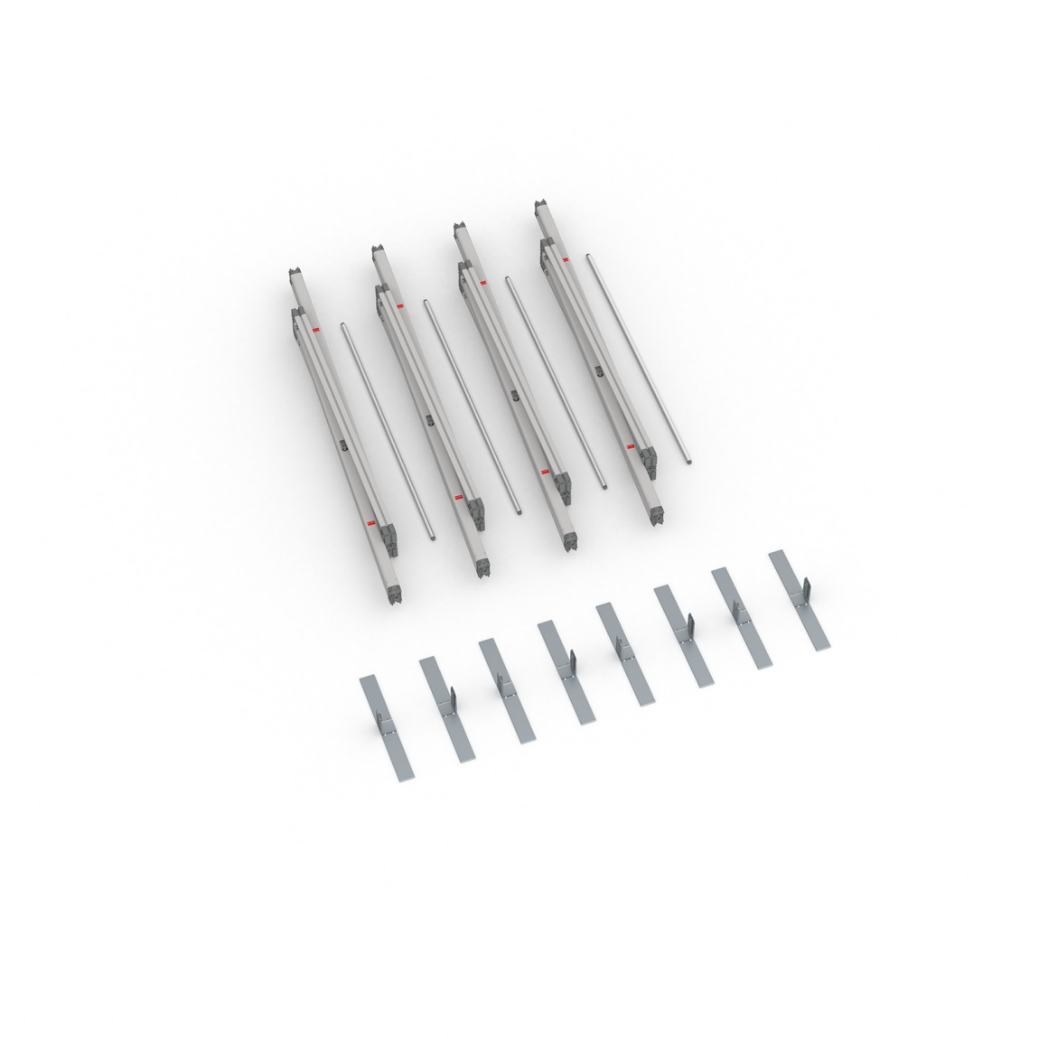 Contenu de la livraison display textile à jonc flex, 400 x 250 cm