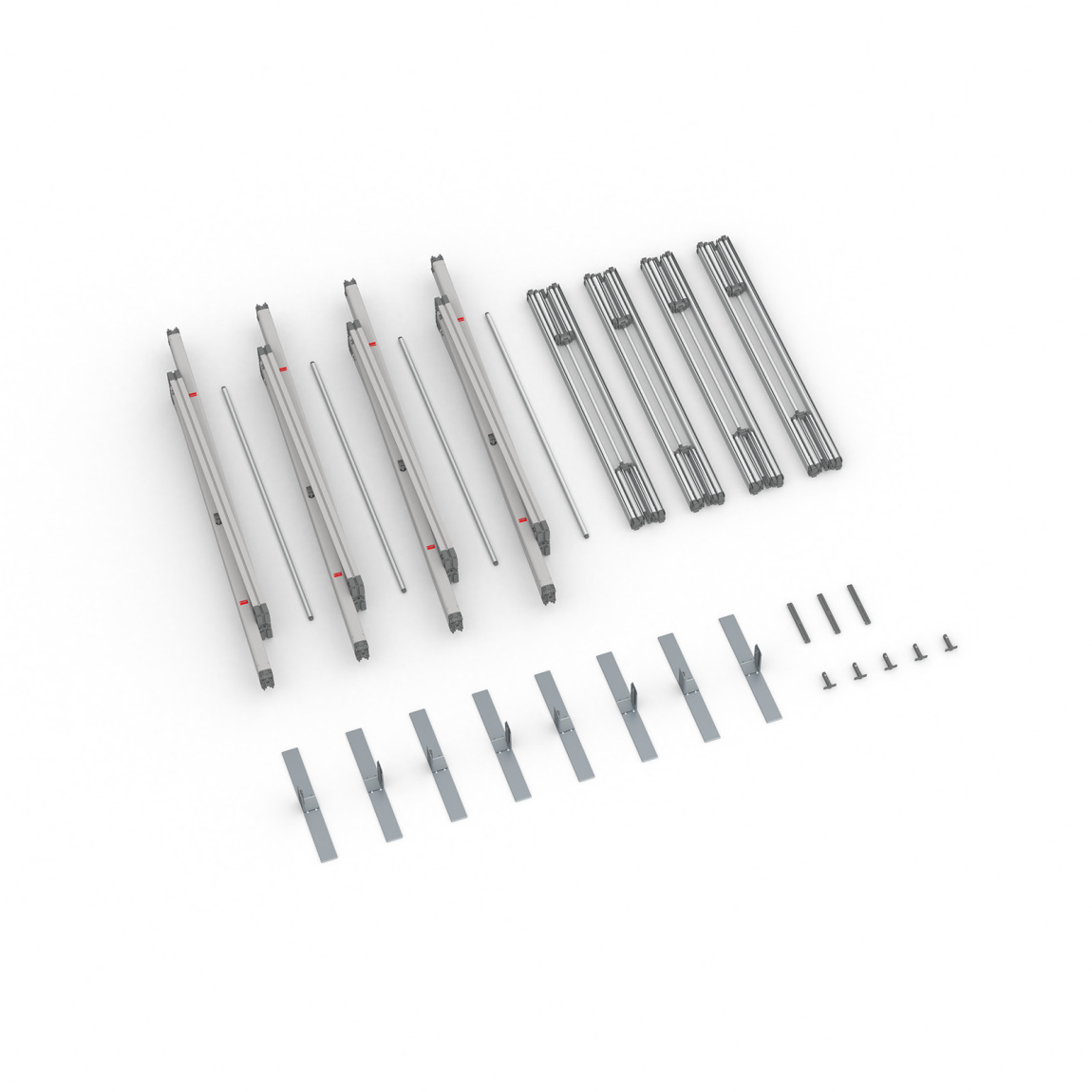 Contenu de la livraison display textile à jonc flex, 400 x 300 cm