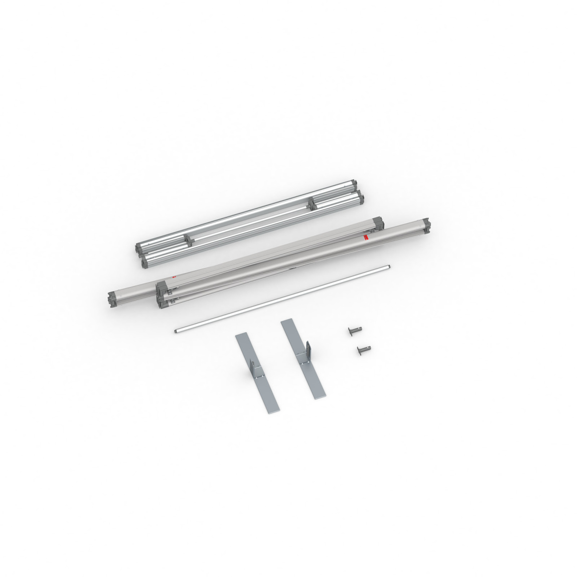 Contenu de la livraison : cadre à jonc flex, 100 x 300 cm