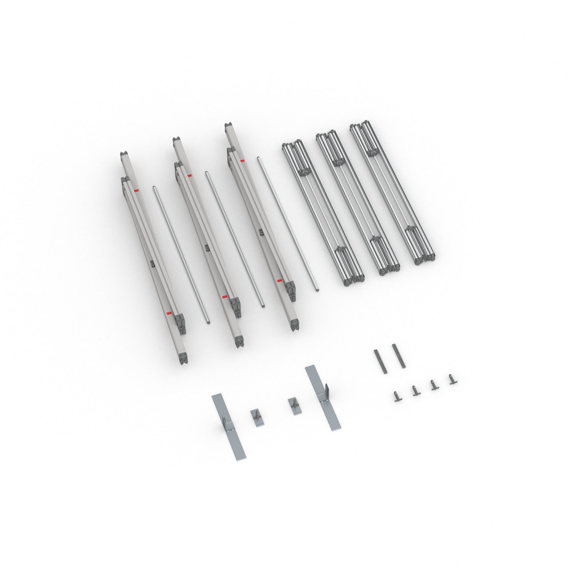 Contenu de la livraison : cadre à jonc flex, 300 x 300 cm