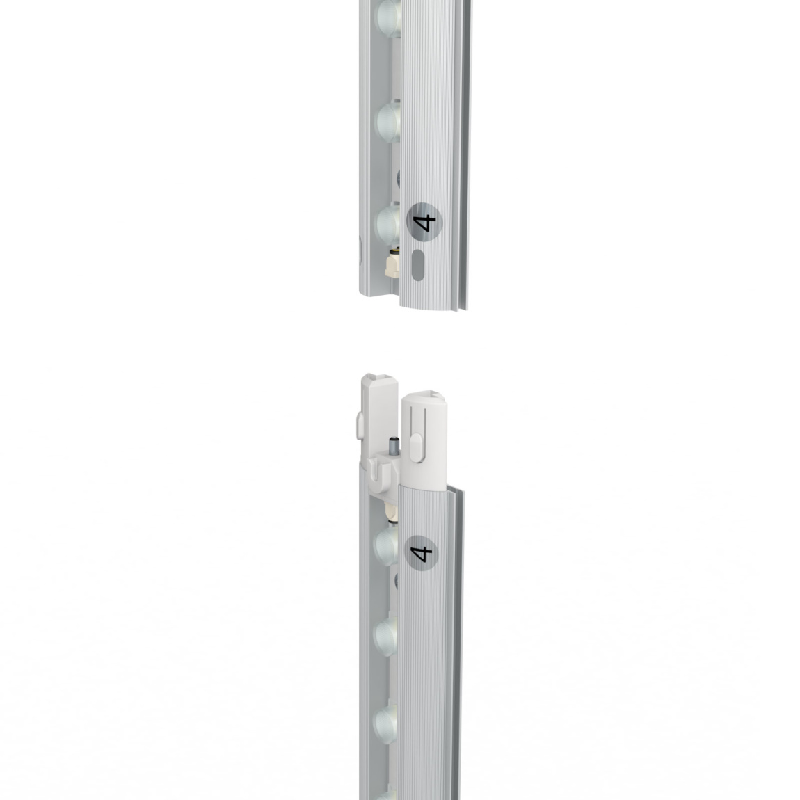 Mur d'exposition Lightbox click, mécanisme de clic