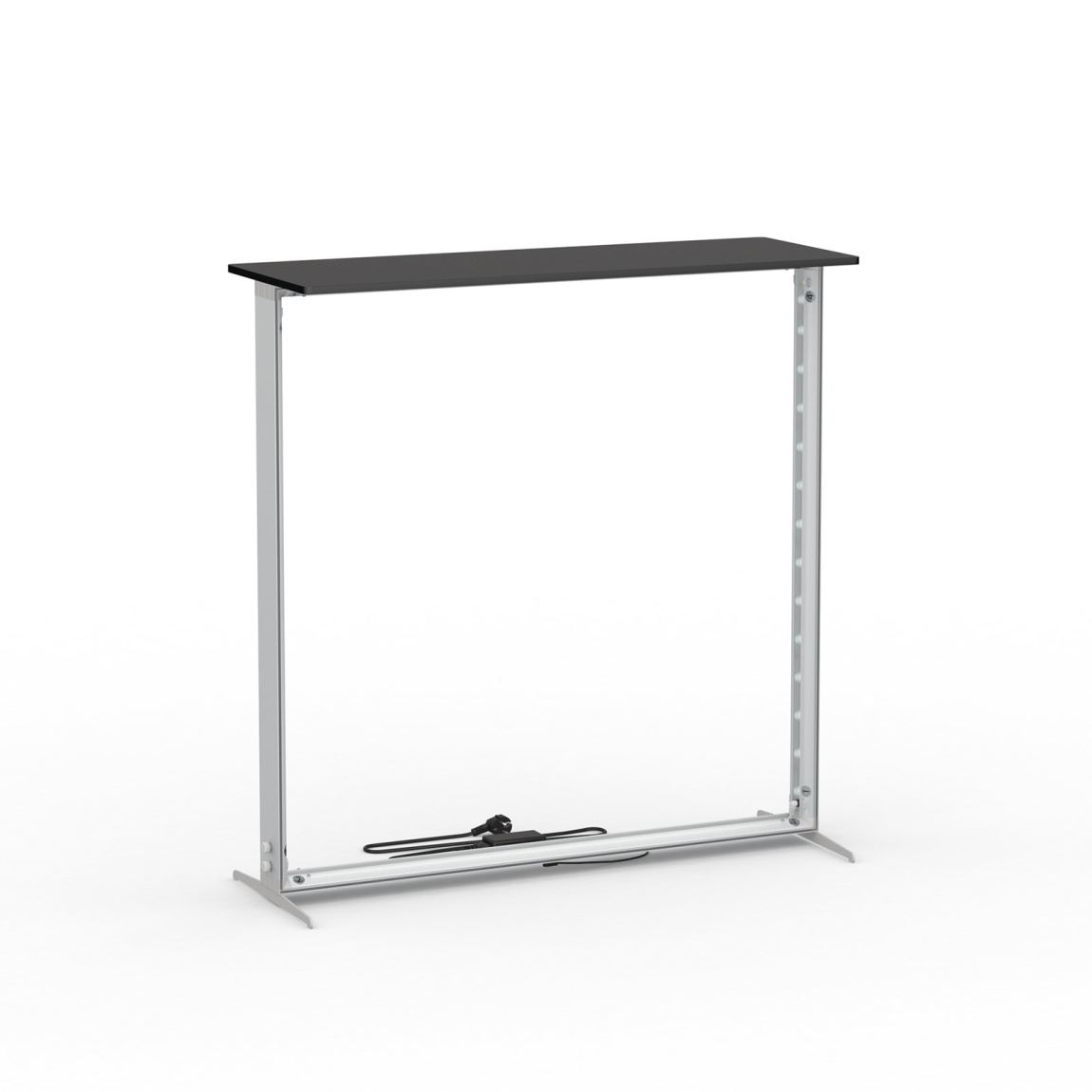 Comptoir d’exposition Lightbox click, structure sans habillage