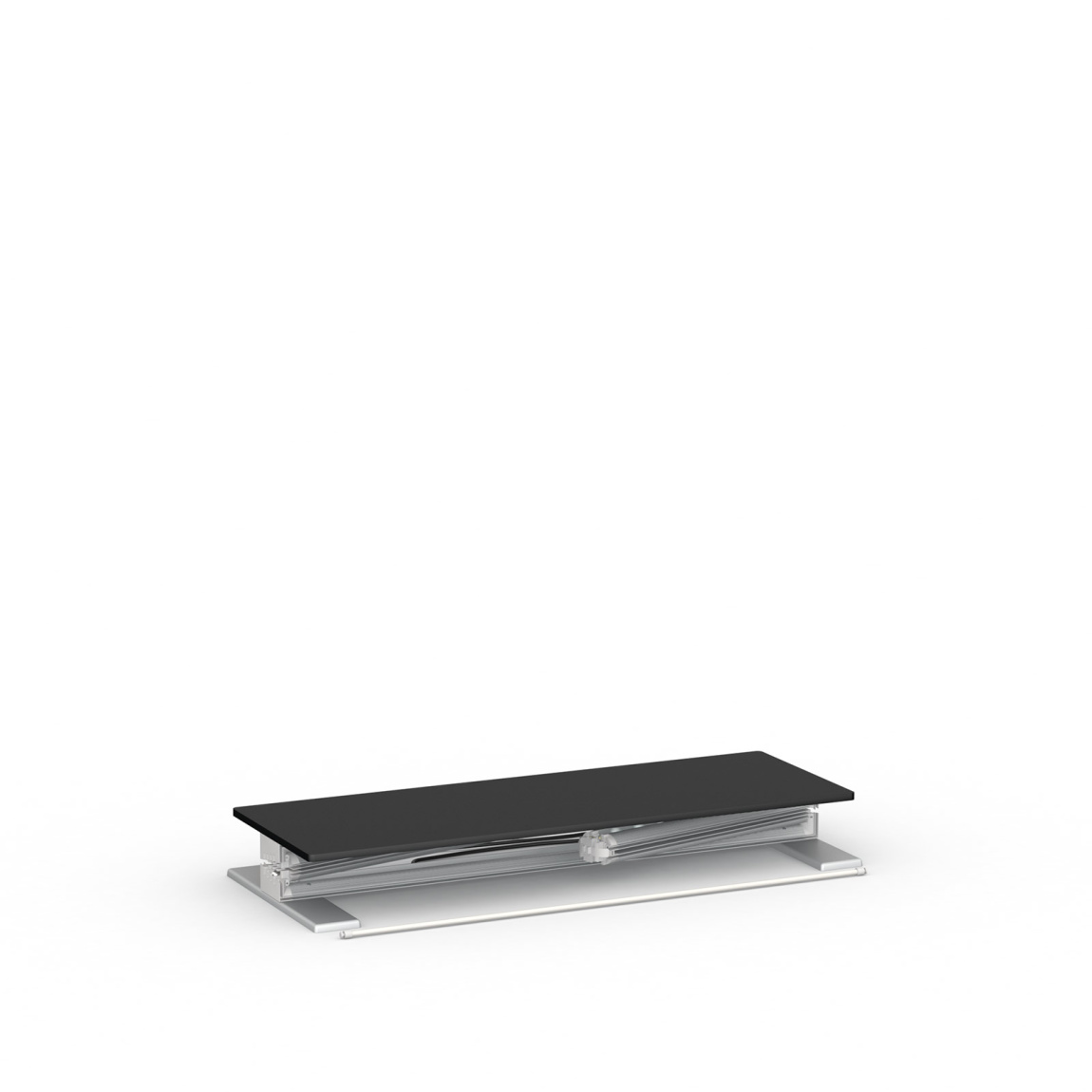 Comptoir d'exposition Lightbox pliable, entièrement plié