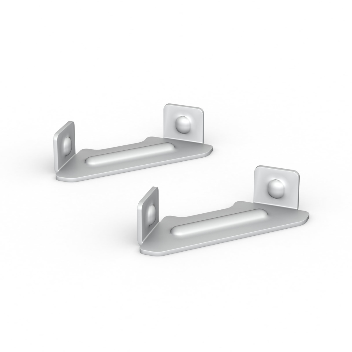 Accessoire en option: kit de connecteurs 90° pour mur d’exposition Lightbox click