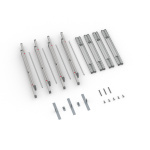 Contenu de la livraison : cadre à jonc flex, 400 x 300 cm