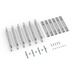 Contenu de la livraison : cadre à jonc flex, 600 x 300 cm