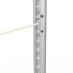 Mur d'exposition Lightbox click, fixation de la barre de renfort