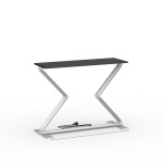 Comptoir d'exposition Lightbox pliable, partiellement plié