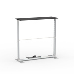 Comptoir d'exposition Lightbox pliable, structure sans revêtement