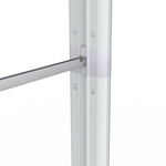 Mur d’exposition Lightbox flex, détail: barre de support