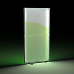 Mur d'exposition Lightbox pliable - LED puissantes et économes en énergie