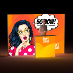 Combinaison comptoir d'exposition & mur d'exposition Lightbox flex