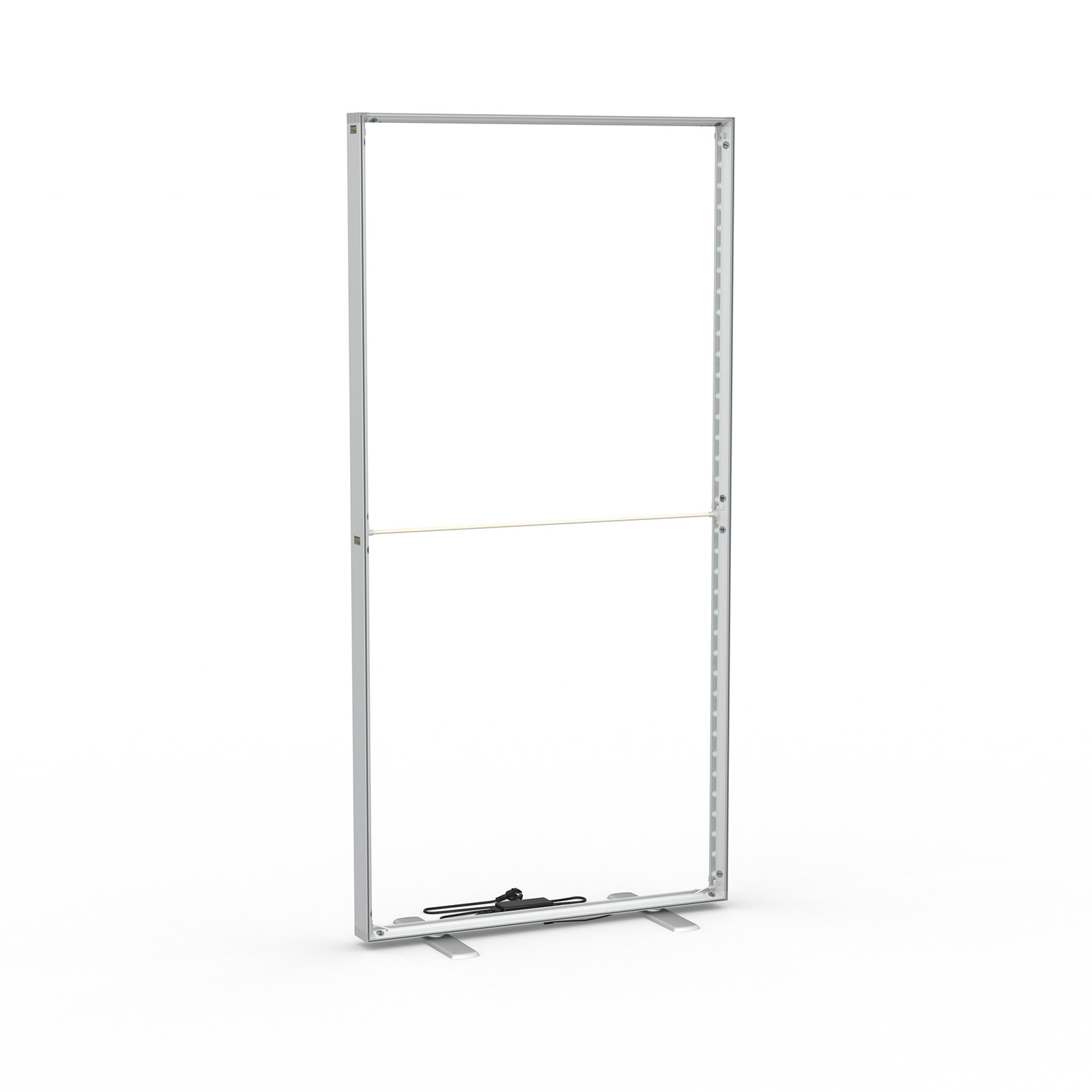 Mur d'exposition Lightbox click, structure seule, sans imprimé