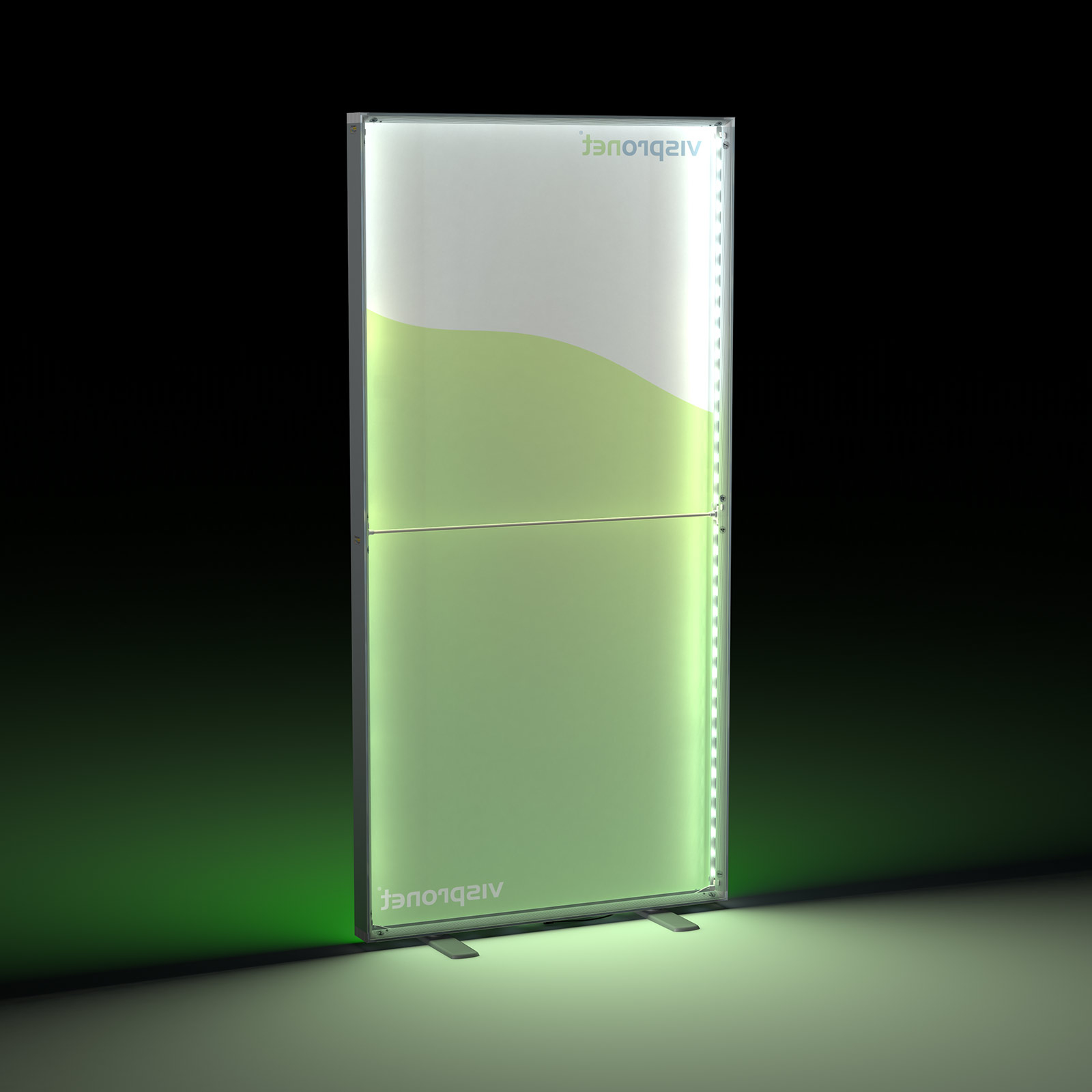 Mur d'exposition Lightbox click - LED puissantes et économes en énergie