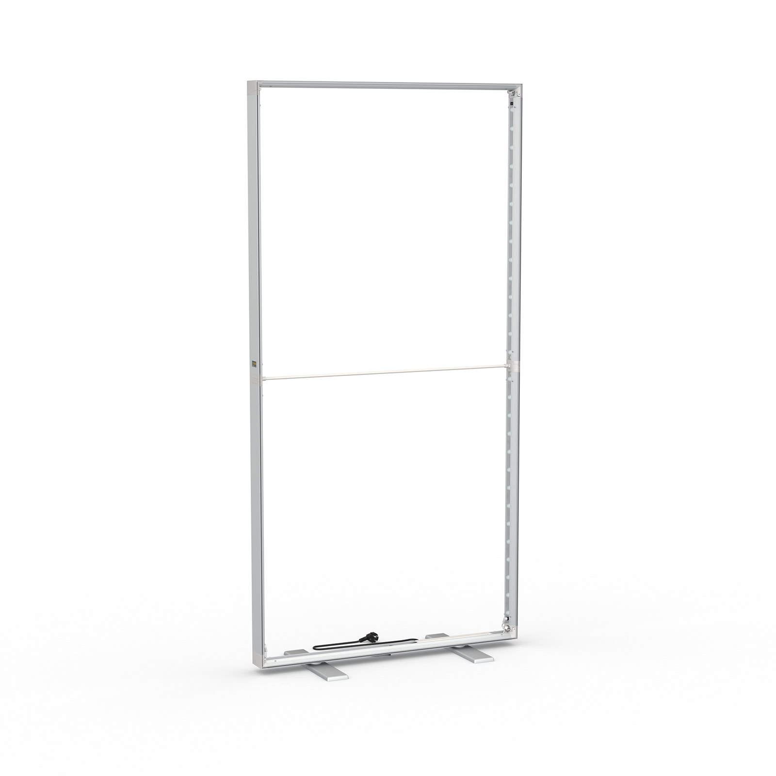 Mur d'exposition Lightbox pliable, structure sans imprimé