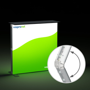 Comptoir d’exposition Lightbox pliable