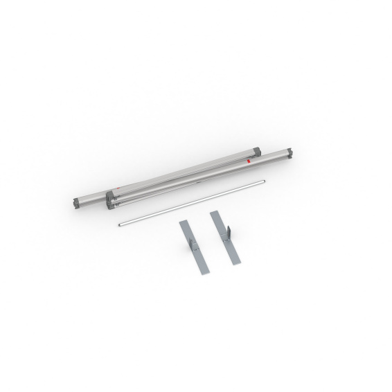 Contenu de la livraison : cadre à jonc flex, 100 x 250 cm