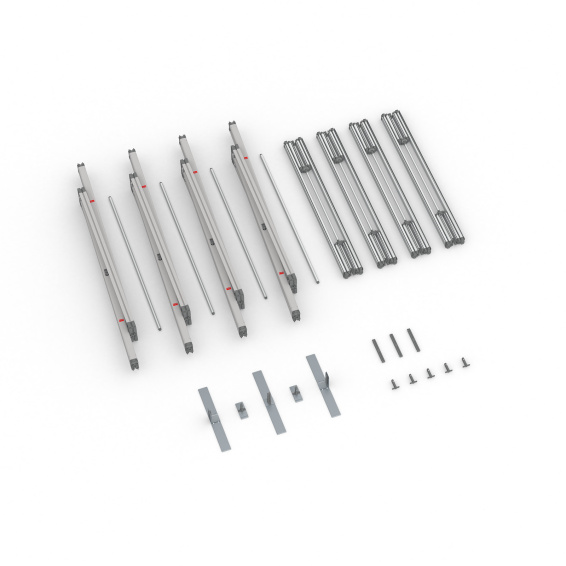 Contenu de la livraison : cadre à jonc flex, 400 x 300 cm