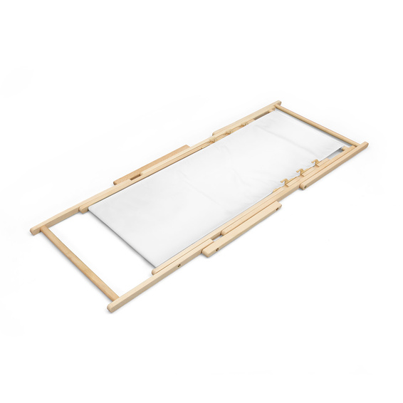 Chilienne avec accoudoirs et à impression personnalisée, repliée à plat