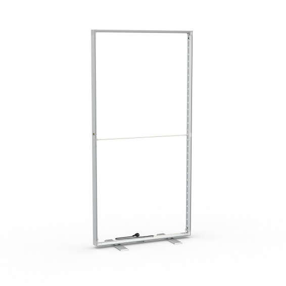 Mur d'exposition Lightbox pliable, structure sans imprimé