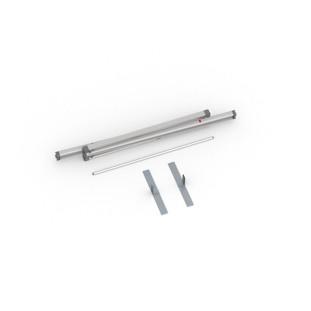 Contenu de la livraison display textile à jonc flex, 100 x 250 cm