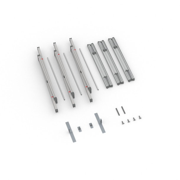 Contenu de la livraison : cadre à jonc flex, 300 x 300 cm