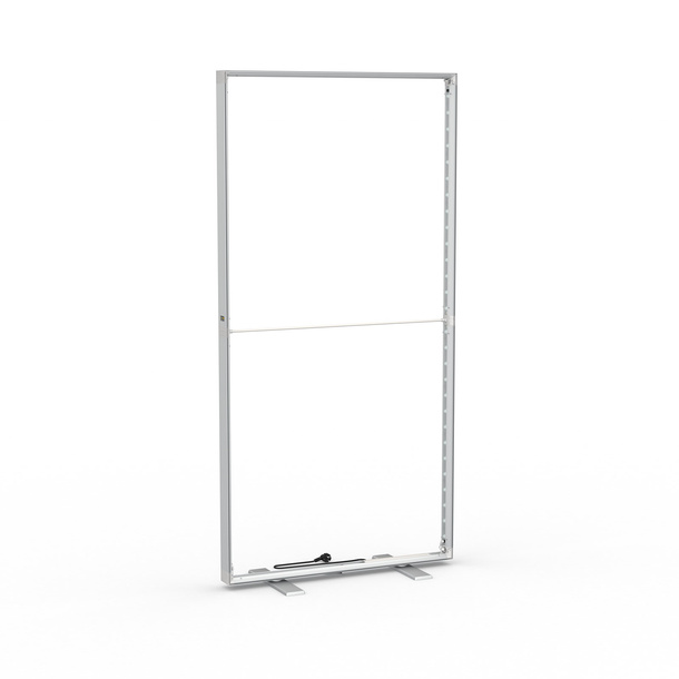 Mur d'exposition Lightbox pliable, structure sans imprimé