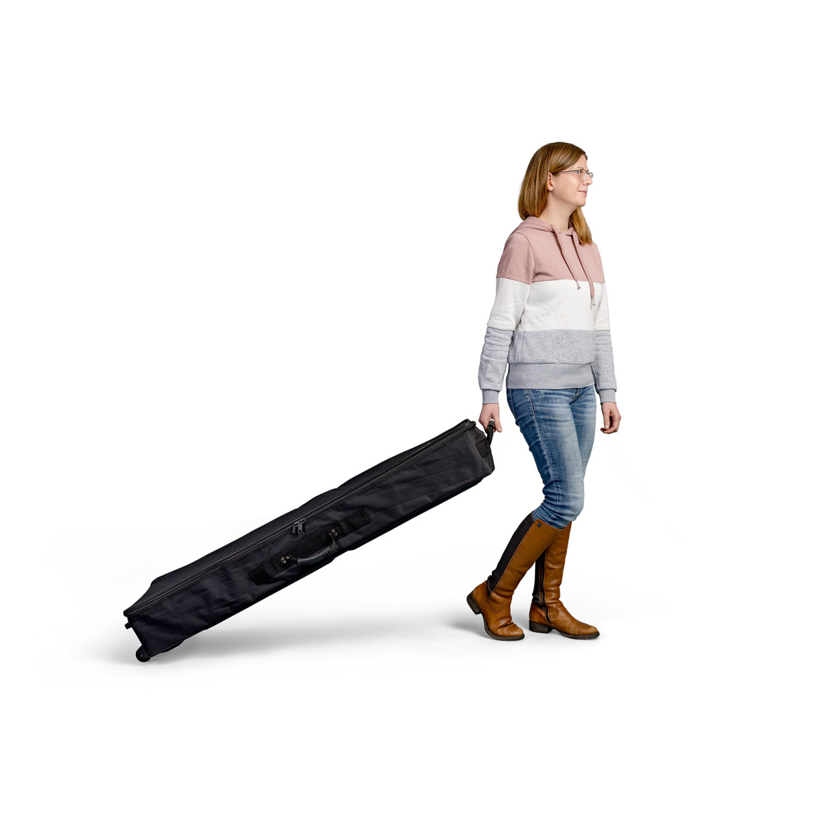 Transport facile grâce au sac à roulettes