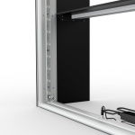 Comptoir d’exposition Lightbox flex Select avec éclairage LED