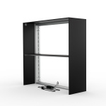 Comptoir d’exposition Lightbox flex Select sans visuel, vue arrière
