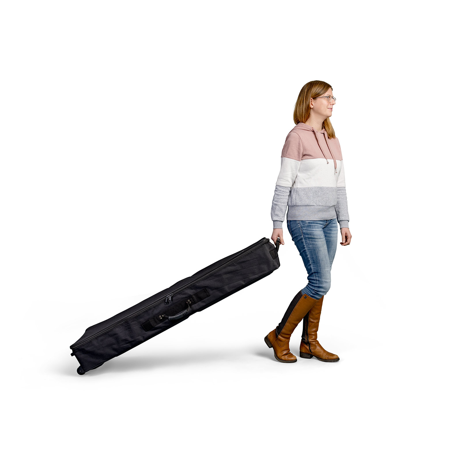 Transport facile grâce au sac à roulettes