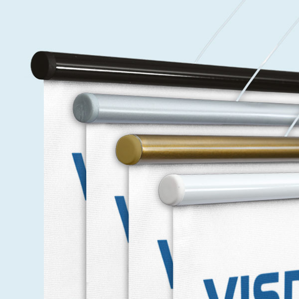 Baguettes métalliques ø 13 mm - 4 couleurs au choix