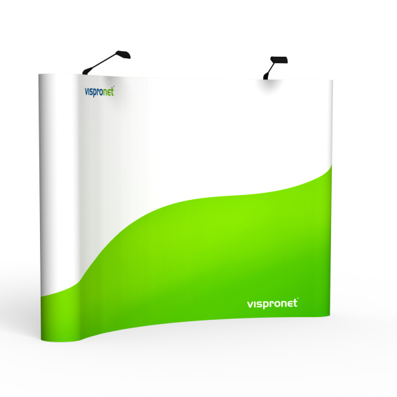 Pop Up parapluie magnétique 4 x 3, éclairage en option