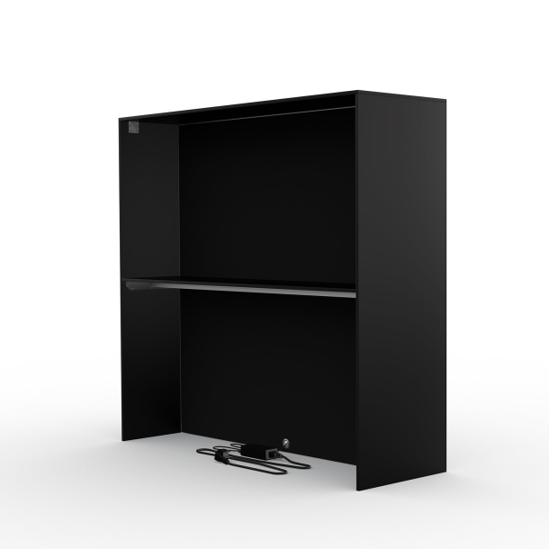 Comptoir d’exposition Lightbox flex Select : vue arrière